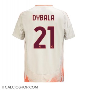 AS Roma Paulo Dybala #21 Seconda Maglia 2024-25 Manica Corta